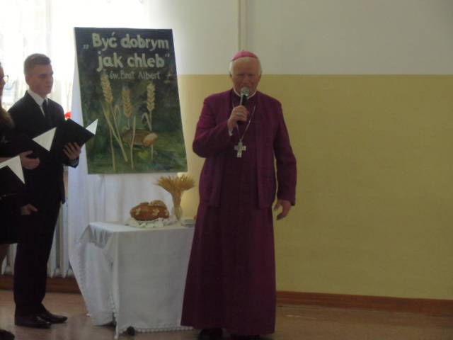 Wizyta arcybiskupa Adama Szala w naszej szkole.